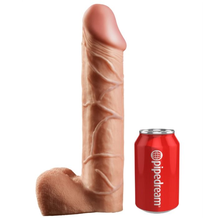 Imbracatura Strapless Cava King Cock — 30,5 cm, Flesh