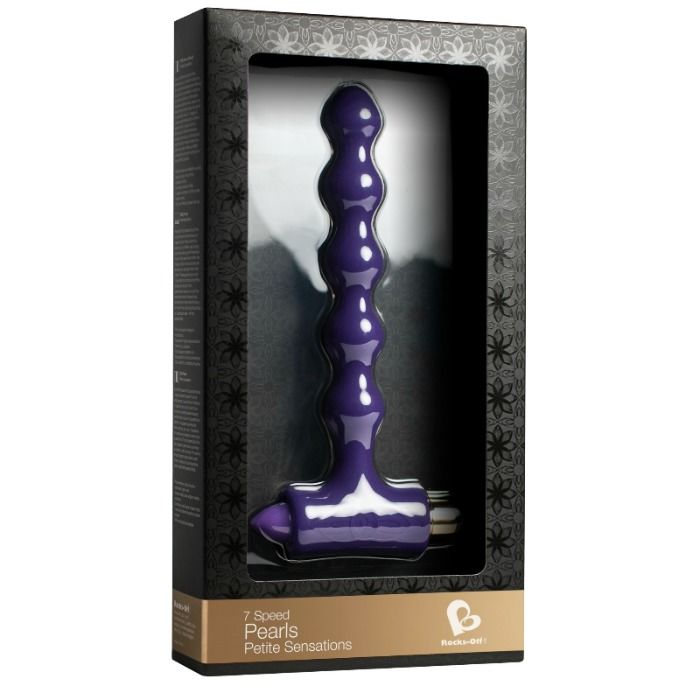 Plug Anale Vibrante con Perle Rocks-Off Petite Sensations