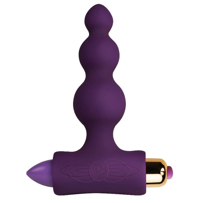 Plug Anale Vibrante Rocks-Off Petite Bubbles — Lilla