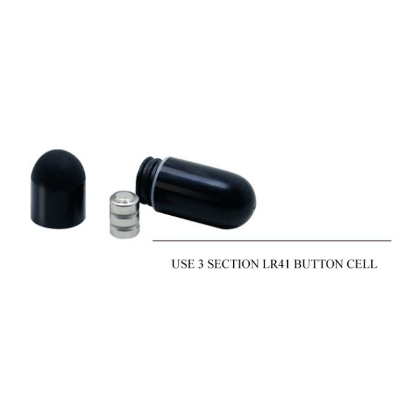 Anello Fallico Vibrante Pretty Love Thimble — Silicone, Nero