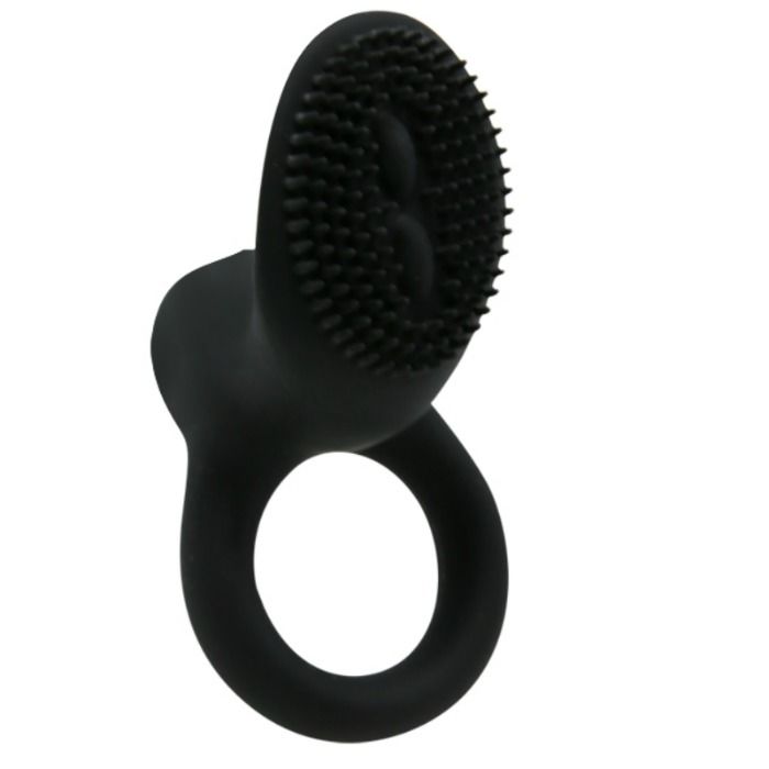 Anello Fallico Vibrante Pretty Love Cobra — Silicone, Nero