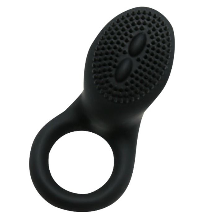 Anello Fallico Vibrante Pretty Love Cobra — Silicone, Nero
