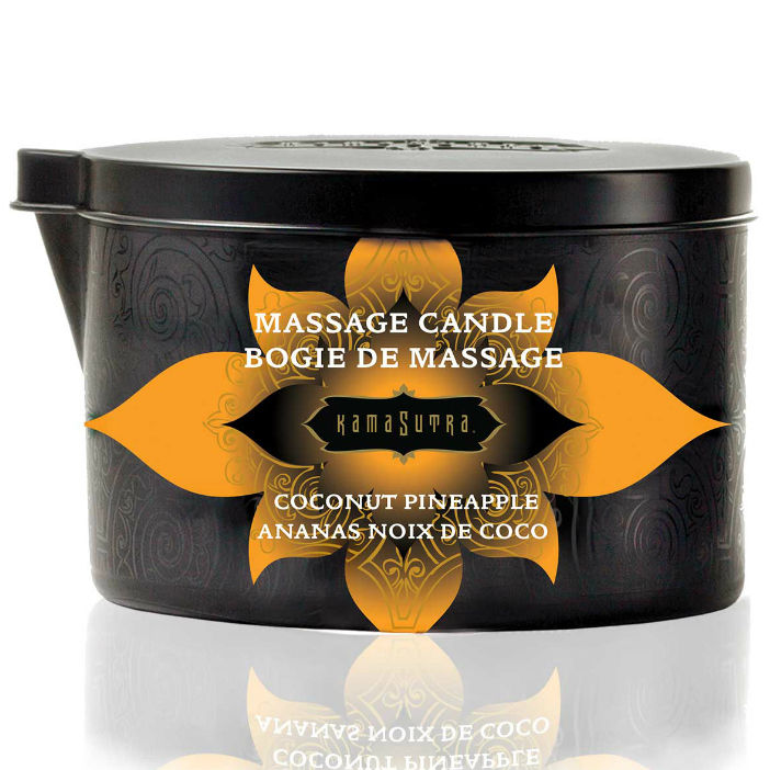 Candela da Massaggio Kamasutra Cocco e Ananas — 170 g