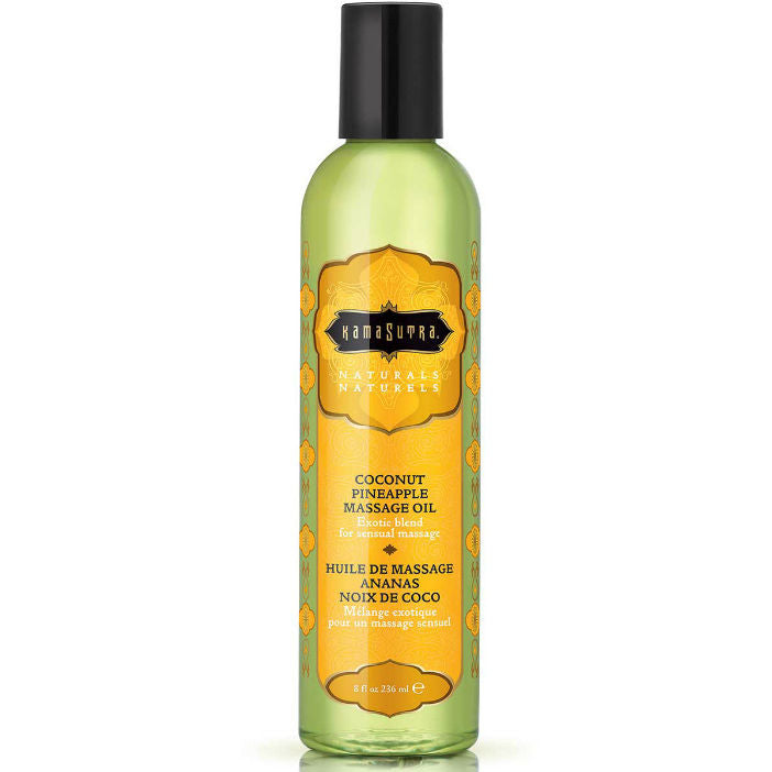 Olio da Massaggio Erotico Kamasutra Naturals — Piña Colada 236 ml
