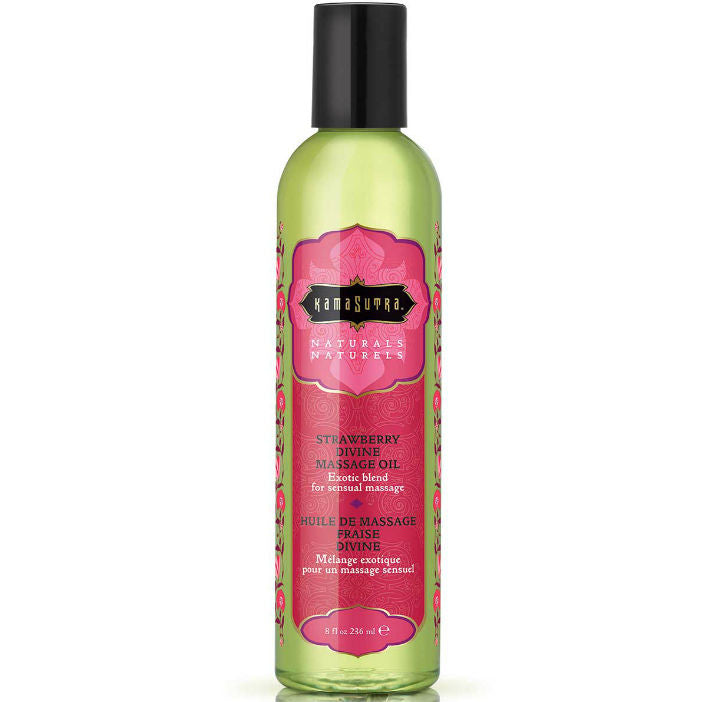 Olio da Massaggio Erotico Kamasutra Naturals Fragola — 236 ml