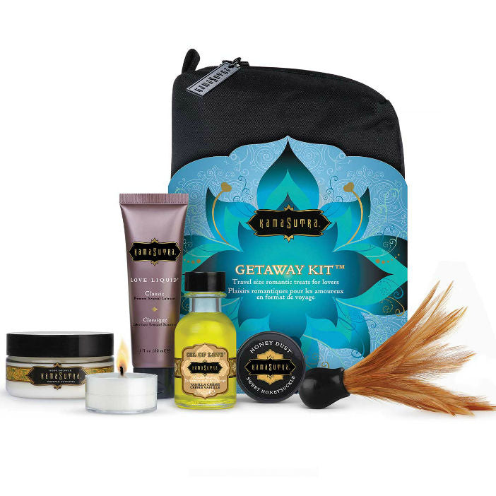 Kit Erotico da Viaggio Kamasutra Cosmetics — Olio, Polvere, Candela
