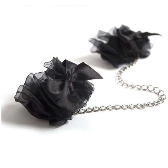 Manette BDSM in Organza e Raso Bijoux Indiscrets Frou Frou