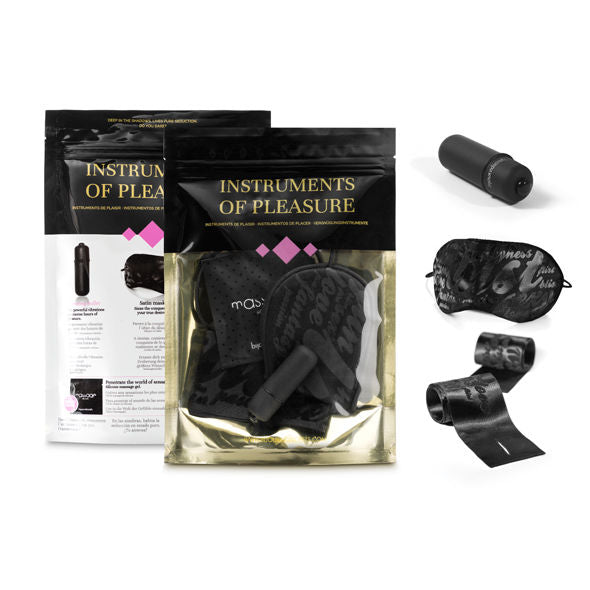 Kit Bondage con Vibratore Bijoux Indiscrets — Livello Viola