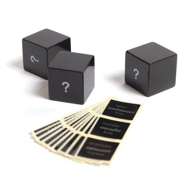 Gioco di Dadi Erotico Bijoux Les Petits Bonbons — 3 Dadi