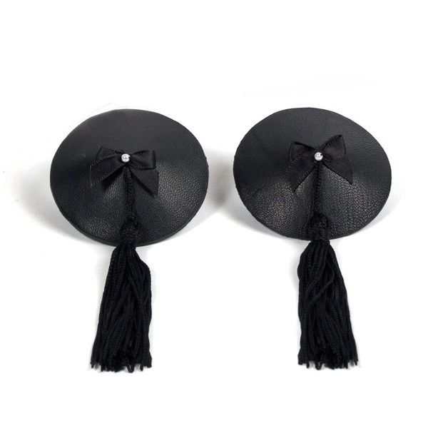 Copricapezzoli Burlesque Bijoux Pasties — Set Autoadesivo Nero