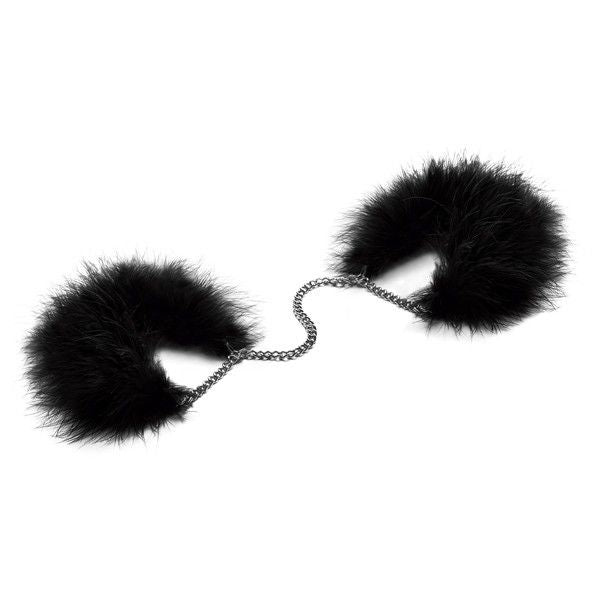 Manette BDSM in Piume Bijoux Indiscrets Za Za Zu — Regolabili