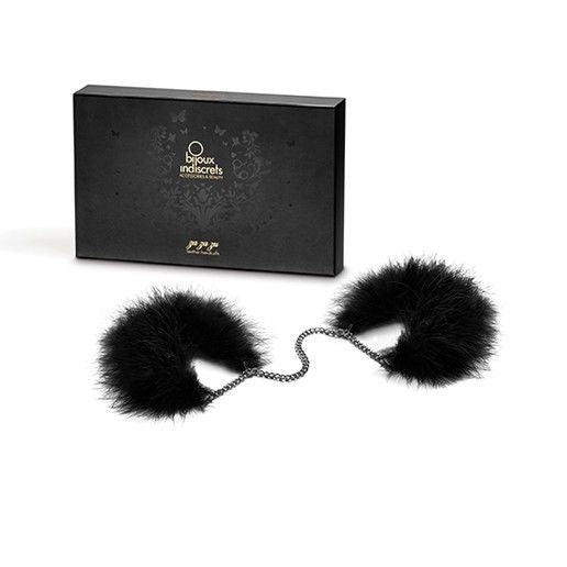 Manette BDSM in Piume Bijoux Indiscrets Za Za Zu — Regolabili