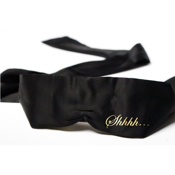Benda per Occhi Erotica Bijoux Indiscrets Shhh — Raso Sensuale