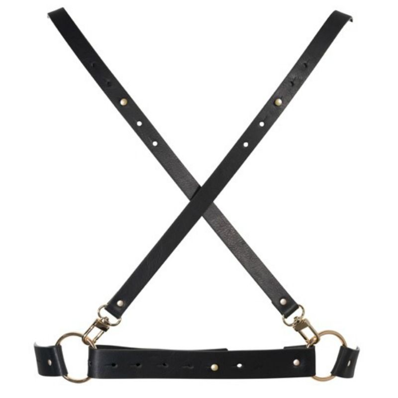 Pettorina Bondage Bijoux Indiscrets Maze X — Vegan Nera