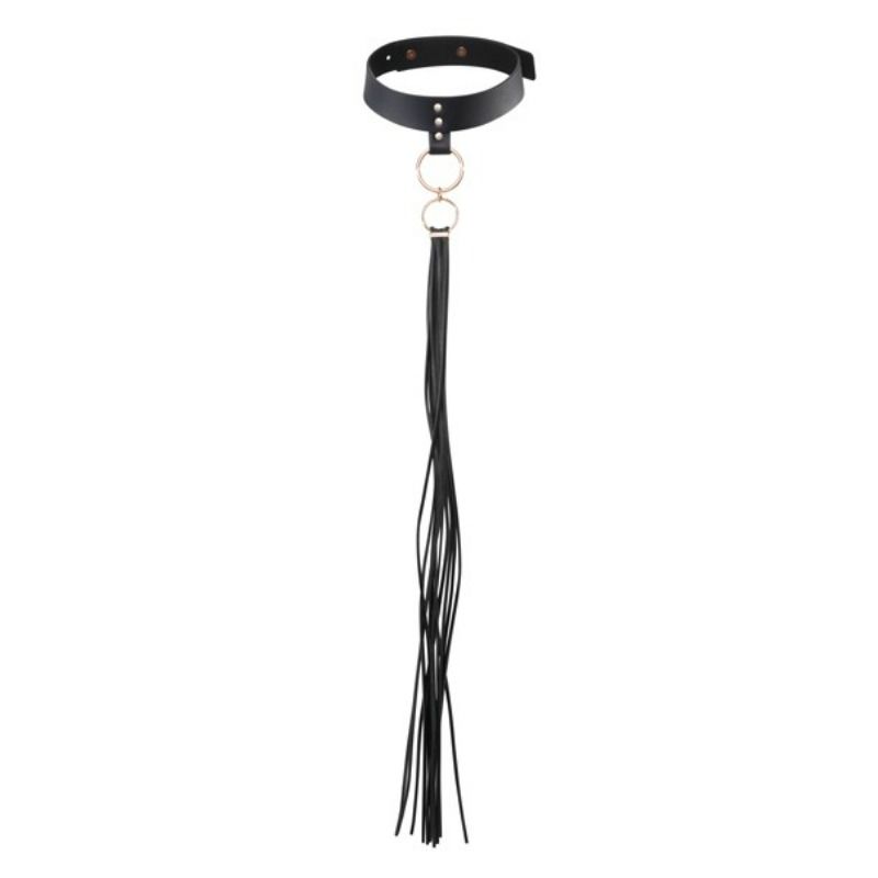 Collana BDSM con Nappine Bijoux Indiscrets Maze — Nera