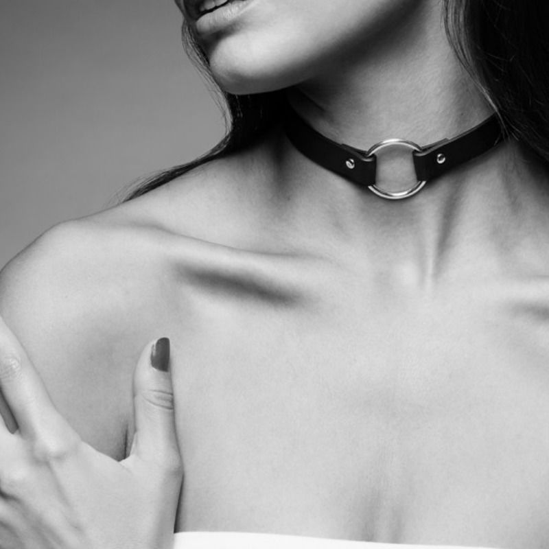Collare BDSM Bijoux Indiscrets Maze — Girocollo Nero