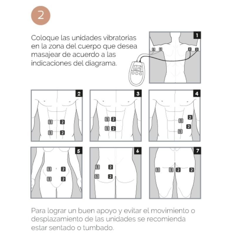 Dispositivo Elettrostimolazione Muscolare 500 Cosmetics U-Tonic