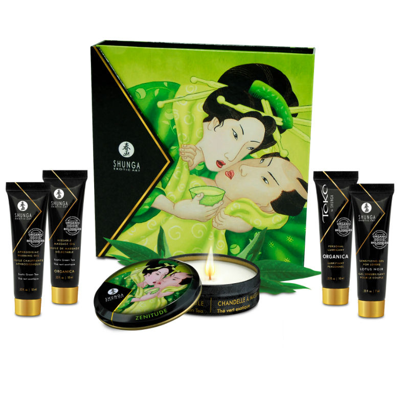 Kit Erotico Coppia Shunga Geisha Secret — Aroma Tè Verde