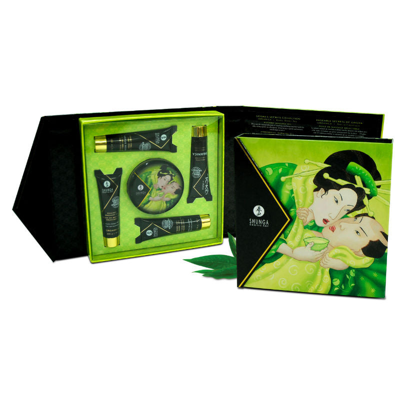 Kit Erotico Coppia Shunga Geisha Secret — Aroma Tè Verde