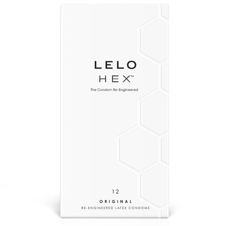 Preservativi in Lattice Lelo Hex — 0,045 mm, 12 Unità