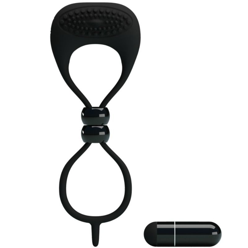 Anello Fallico Vibrante Doppio Pretty Love — Pene e Testicoli