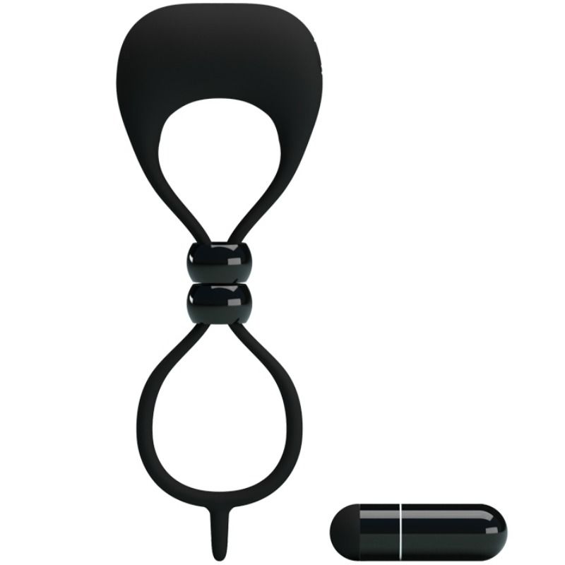 Anello Fallico Vibrante Doppio Pretty Love — Pene e Testicoli