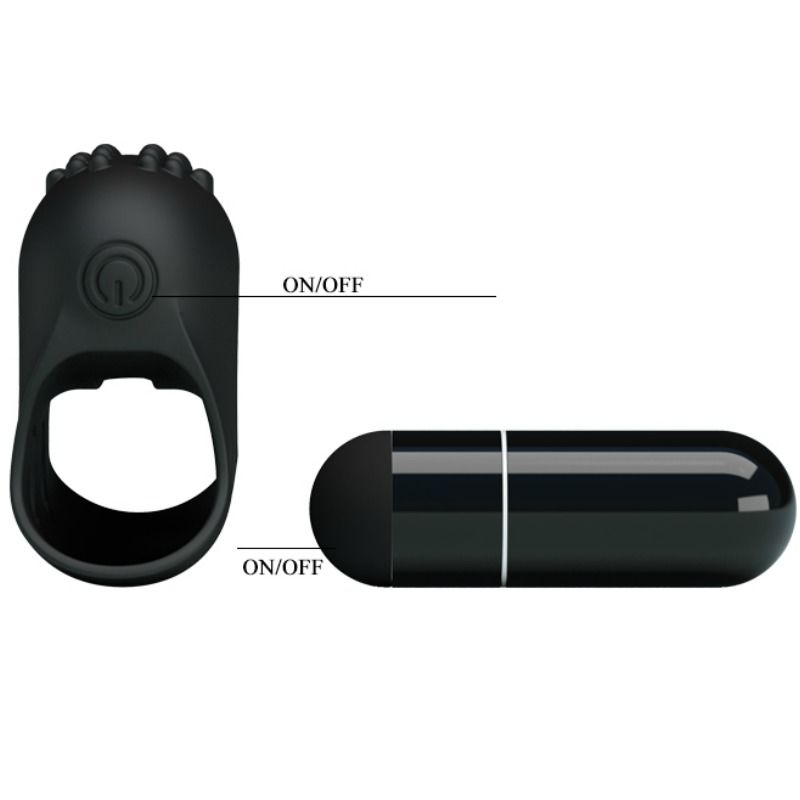 Vibratore Ditale Pretty Love Steward — Silicone, 1 Modalità