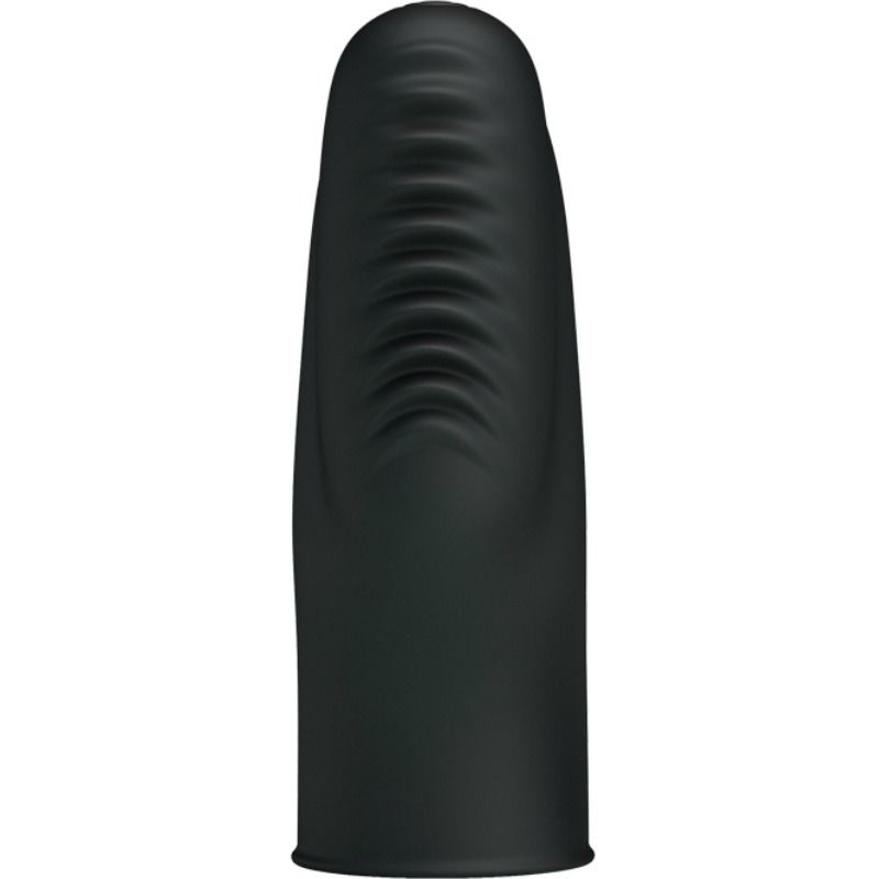 Vibratore Ditale Pretty Love Stanford — Silicone, Nero