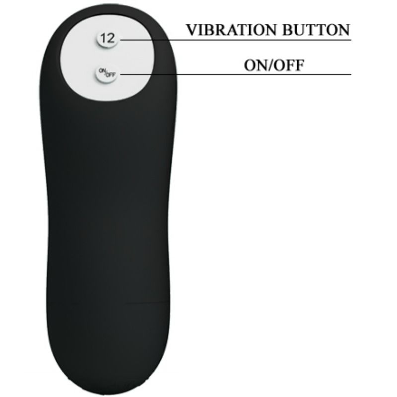 Plug Anale Vibrante Pretty Love — Silicone, 12 Modalità
