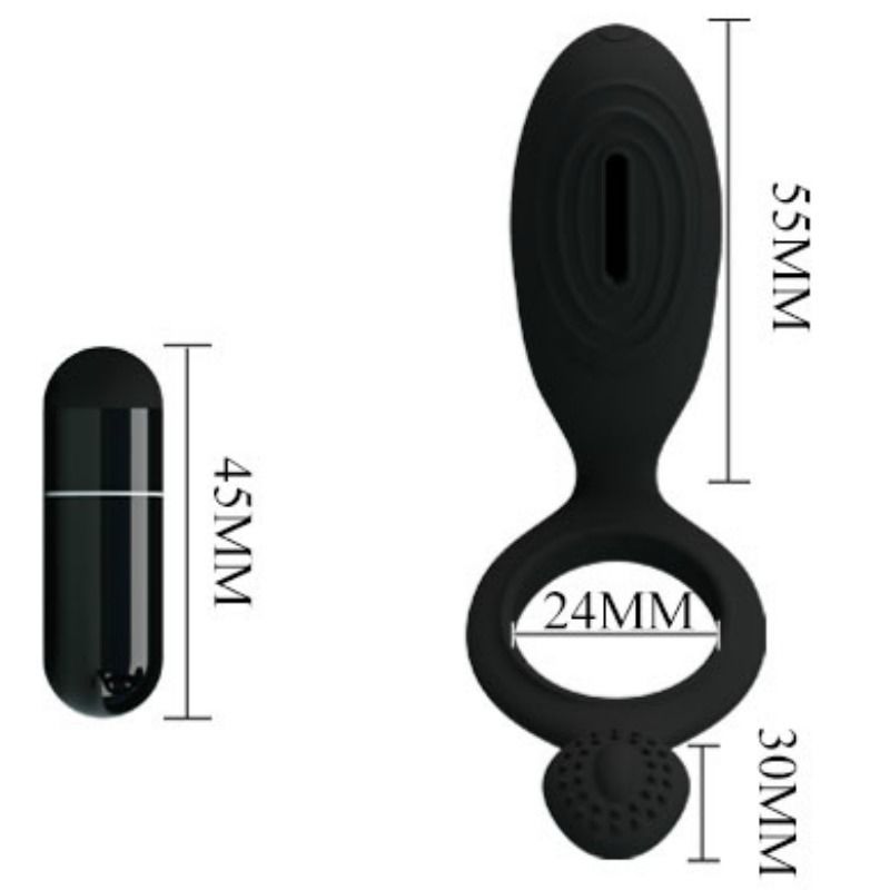 Anello Fallico Vibrante Pretty Love Ethel — Stimolatore Clitoride