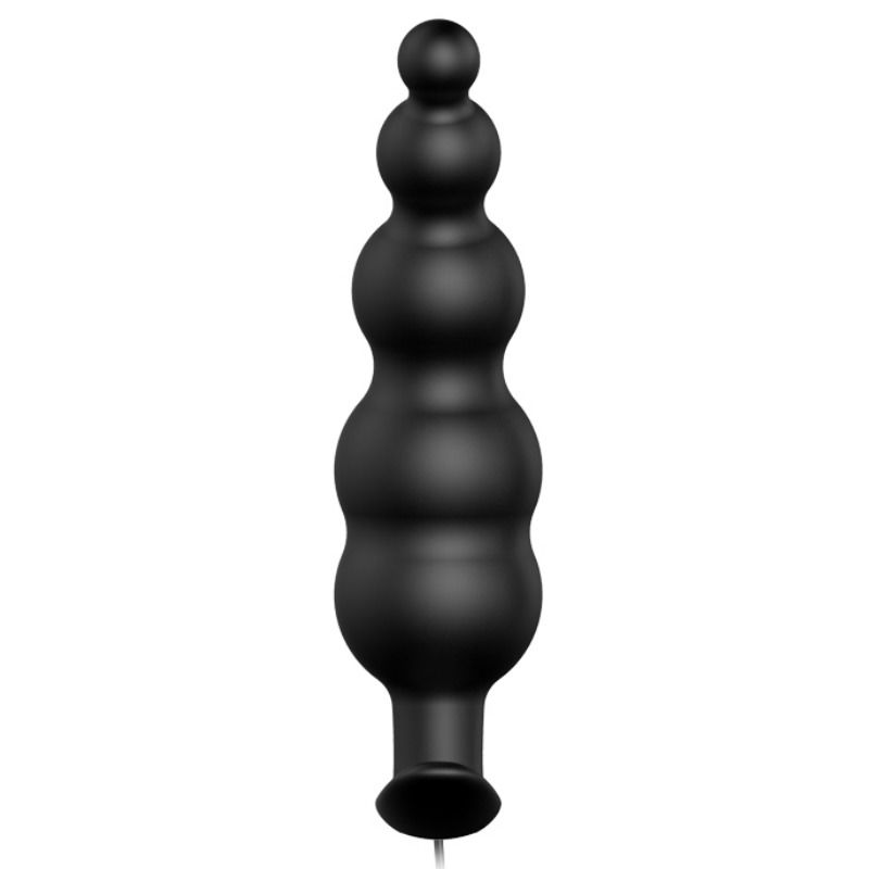 Plug Anale Vibrante Pretty Love — Silicone, 12 Modalità, Nero