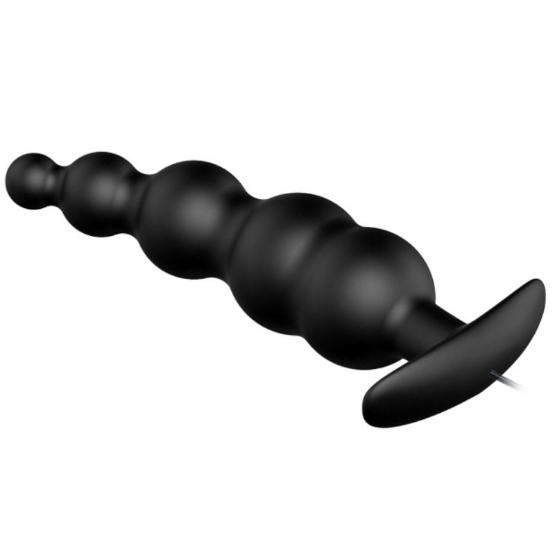 Plug Anale Vibrante Pretty Love — Silicone, 12 Modalità, Nero