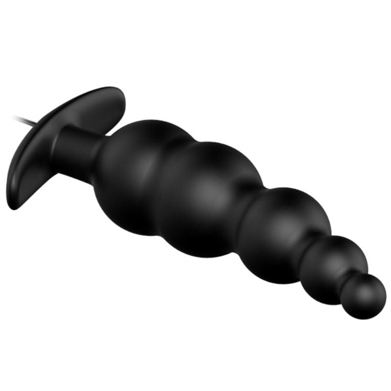Plug Anale Vibrante Pretty Love — Silicone, 12 Modalità, Nero