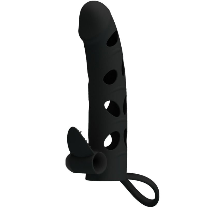 Guaina Fallica Vibrante Pretty Love — Silicone, 15.2 cm