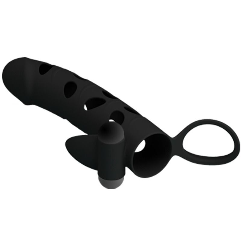 Guaina Fallica Vibrante Pretty Love — Silicone, 15.2 cm