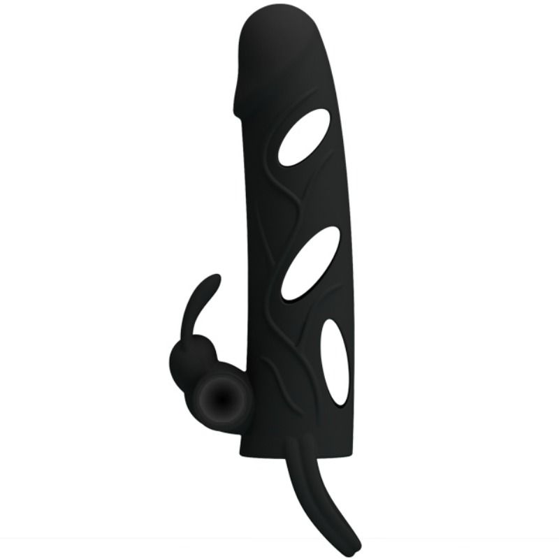 Guaina Fallica Vibrante Pretty Love — Silicone, 15 cm