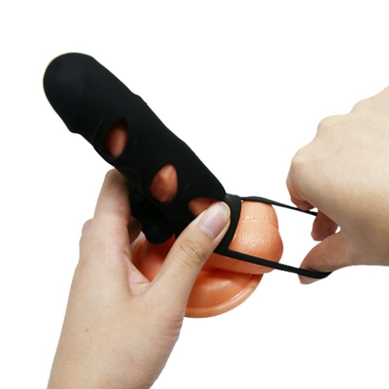 Guaina Fallica Vibrante Pretty Love — Silicone, 15 cm