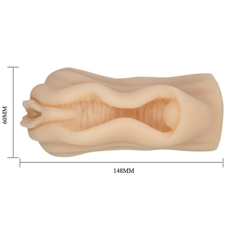 Masturbatore Maschile Realistico Baile — Labbra Vaginali, TPR