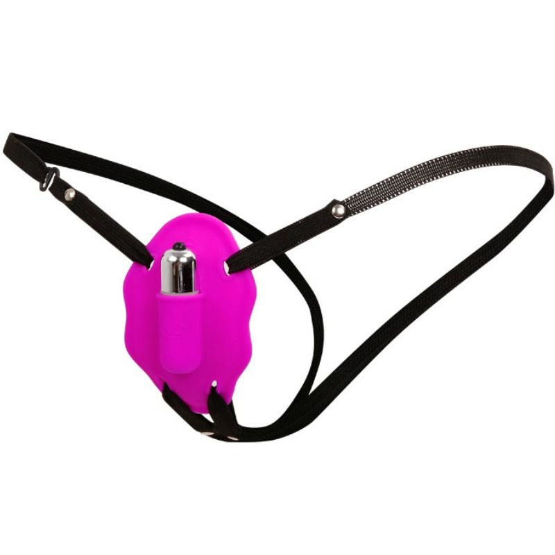 Imbracatura Vibrante Clitoride Baile Love Rider — Silicone