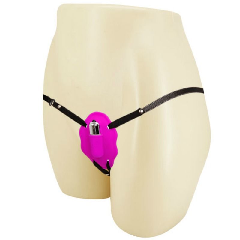 Imbracatura Vibrante Clitoride Baile Love Rider — Silicone