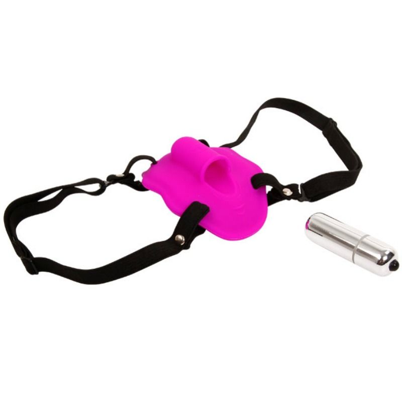 Imbracatura Vibrante Clitoride Baile Love Rider — Silicone