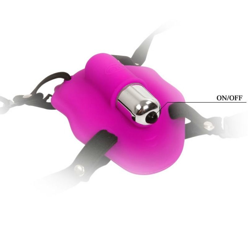 Imbracatura Vibrante Clitoride Baile Love Rider — Silicone