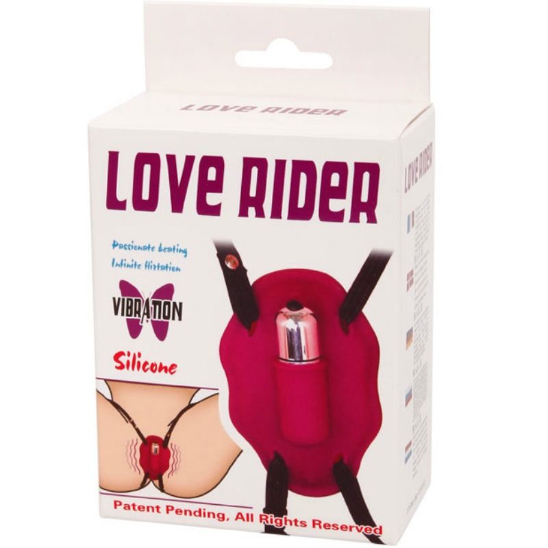 Imbracatura Vibrante Clitoride Baile Love Rider — Silicone
