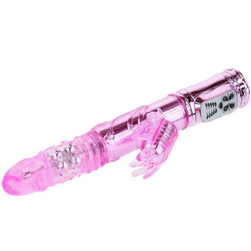Vibratore Rabbit Rotante Baile Throbbing Butterfly — USB