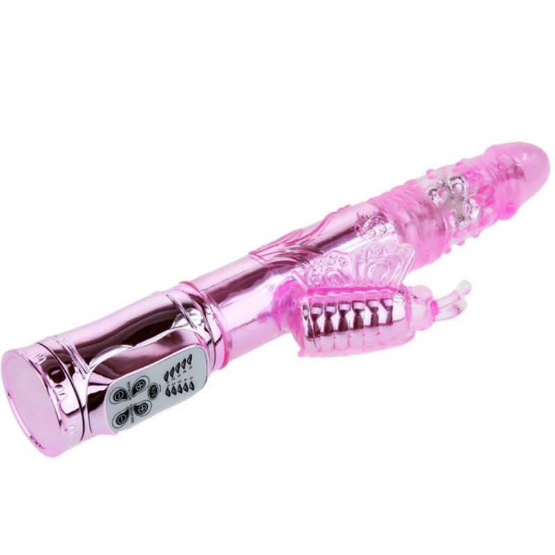Vibratore Rabbit Rotante Baile Throbbing Butterfly — USB