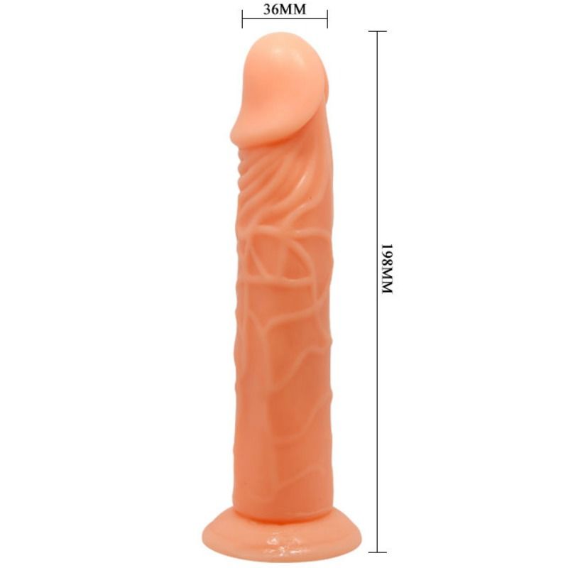 Dildo Realistico Ventosa Baile Vive — PVC, 19,8 cm