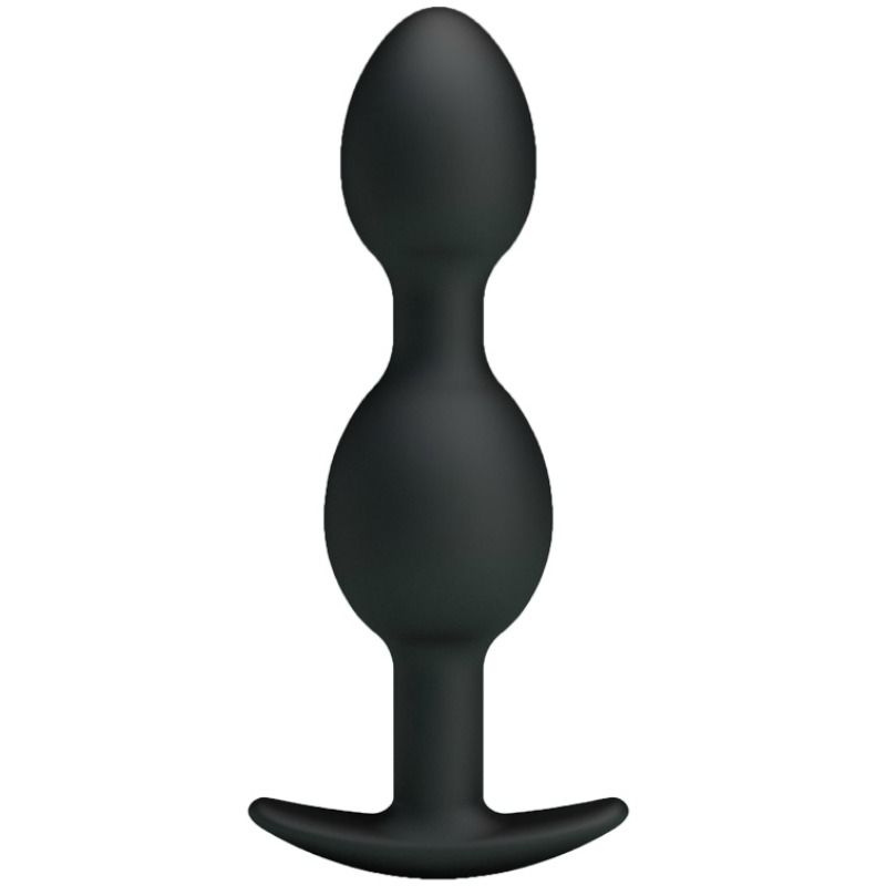 Sfere Anali in Silicone Pretty Love — 12.5 cm, Nere