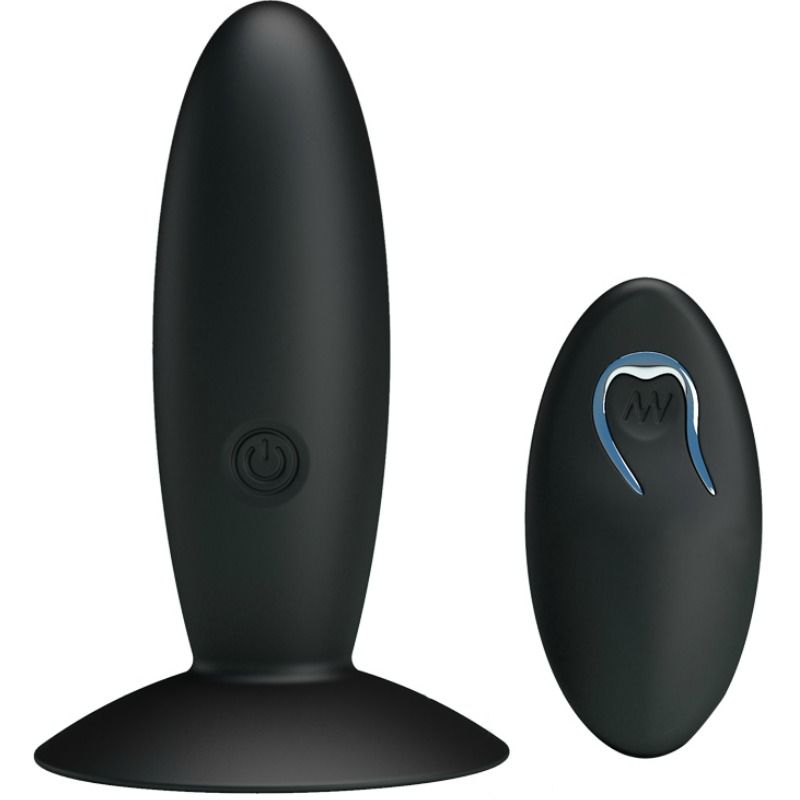 Plug Anale Vibrante con Telecomando Pretty Love — Silicone, 12 Modalità