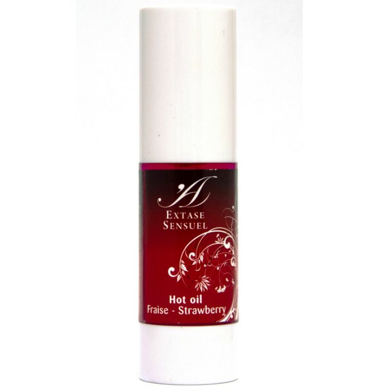 Olio da Massaggio Effetto Calore Extase Sensual — Fragola, 30 ml