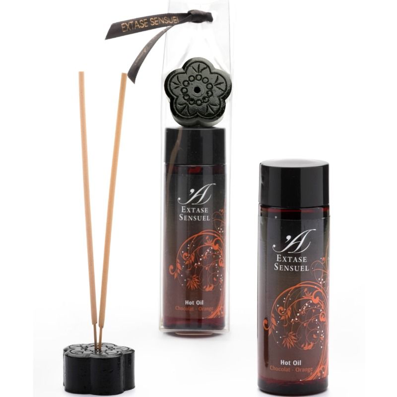 Olio da Massaggio Erotico Extase Sensual Hot Oil — Cioccolato e Arancia 100 ml